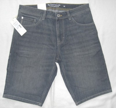 Tom Tailor Mens Jeans Short Cropped Trousers W32 Josh Regular New + Unworn