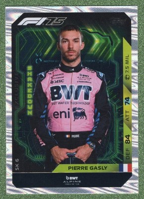 2025 TOPPS MATCH ATTAX F1 CARD - [SHAKEDOWN] - SK6 Pierre GASLY (BWT ALPINE F1)