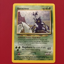 Pokémon TCG Heracross Neo Genesis 6/111 Unlimited Holo Rare Card on eBay