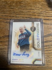 2022 marv levy auto card /99 Panini Gold Fingers Buffalo Bills HOF!!!
