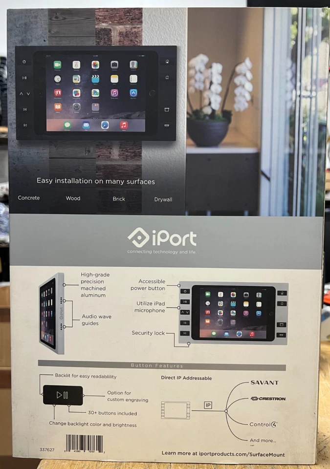 iport surface mount with 10 buttons Gray, For iPad Air 2 / 1 iPad Pro 9.7” - Image 2 of 2