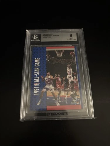 Michael Jordan 1991-92 Fleer #238 All-Star Game basketball card BGS 9