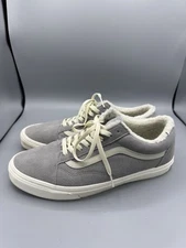 Vans  Old Skool Gray Suede Wool Mens 11.5 Womens 13 RARE