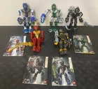 Lego Bionicle Toa Inika Set Of Five 8727 8728 8729 8730 8731, 98% Complete,