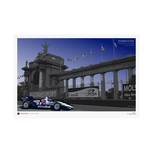 Póster de pista de carreras Indy Toronto INDYCAR AlOur Jr Chevrolet impresión de coche regalo para fanáticos - Imagen 17 de 18