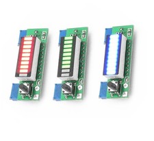 Indicatore LED livello potenza capacità batteria LM3914 fai da te per batteria Li-ion 3,7V UK