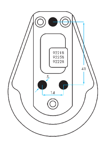 NAUTOS 92228 - LINE 57 - DOUBLE FOOTBLOCK - SAILBOAT BLOCK - Bild 2 von 2