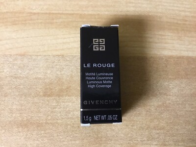 Givenchy Le Rouge Luminous Matte Lipstick 333 L'INTERDIT .05 oz Mini NEW IN BOX