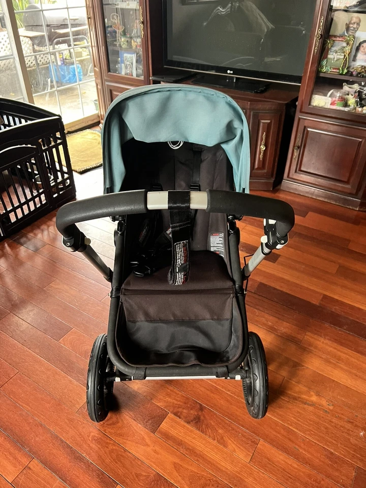 Bugaboo Cameleon 3 Baby Stroller 100176032 Dragonfly Seat Teal Green Toddler - Image 3 of 4