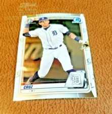 TREI CRUZ 2020 1st BOWMAN DRAFT CARD BD-11 DETROIT TIGERS (FIRST ROOKIE CHROME)
