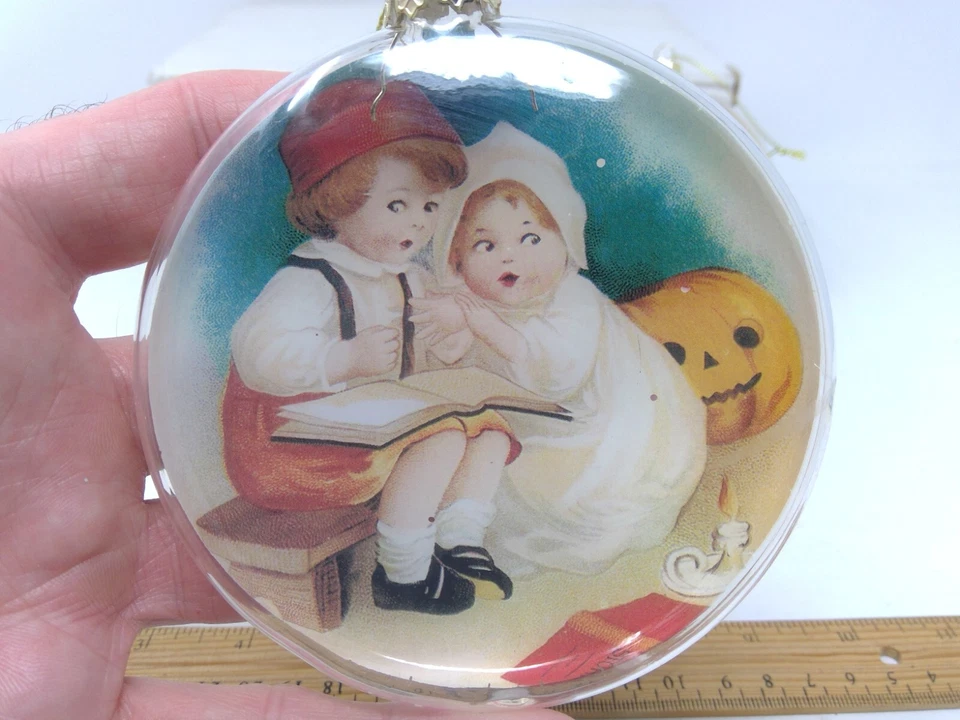 Juego de 3 adornos de Halloween de vidrio Bethany Lowe Foto 2 de 4