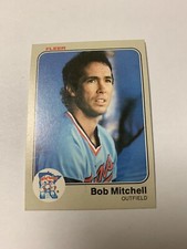 1983 Fleer Bob Mitchell Minnesota Twins 