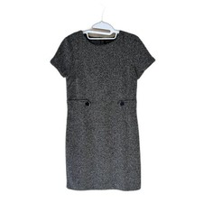TAHARI Women's Tweed Shift Dress - Small 