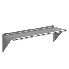 14 in. x 48 in. Stainless Steel Wall Shelf