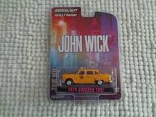 Greenlight Hollywood 1:64 Hollywood 33 John Wick 1974 Checker Taxi NYC