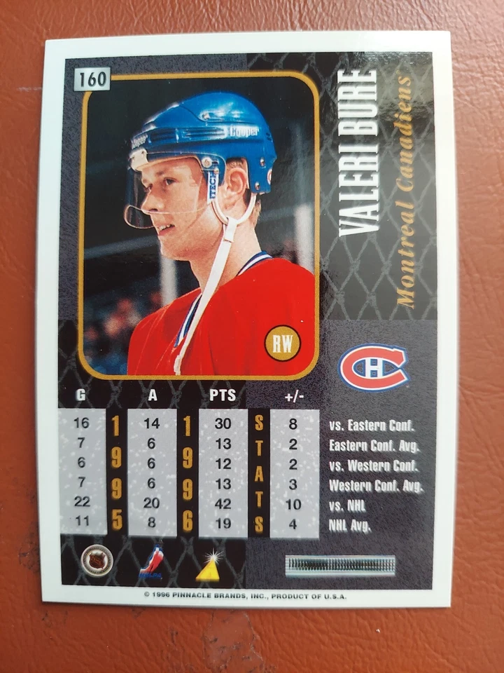 1996-97 Summit Summit Premium Valeri Bure #160 - Image 2 of 2