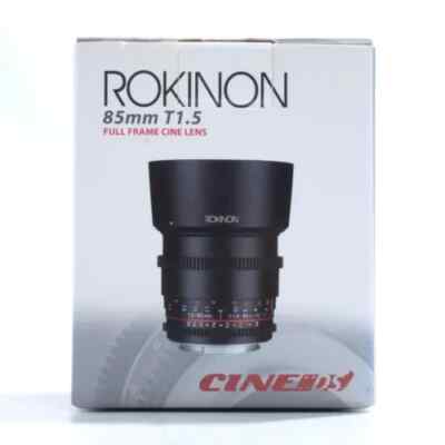 85mm T1.5 ROKINON CINE DS  PRIME LENS for CANON EF EOS CAMERAS NEW in BOX
