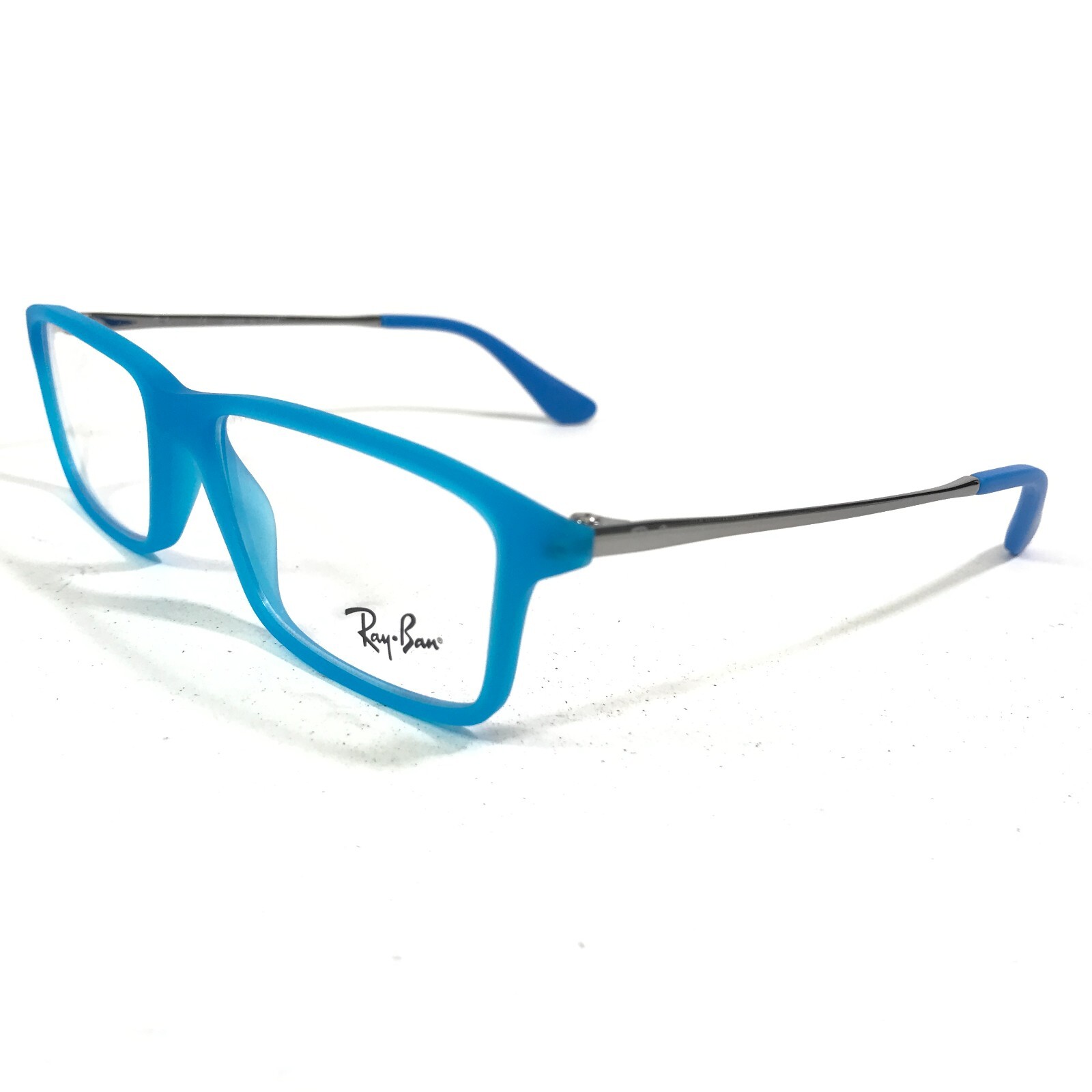 Ray-Ban RB1541 3618 Kids Eyeglasses Frames Blue Silver Square 49-14-130