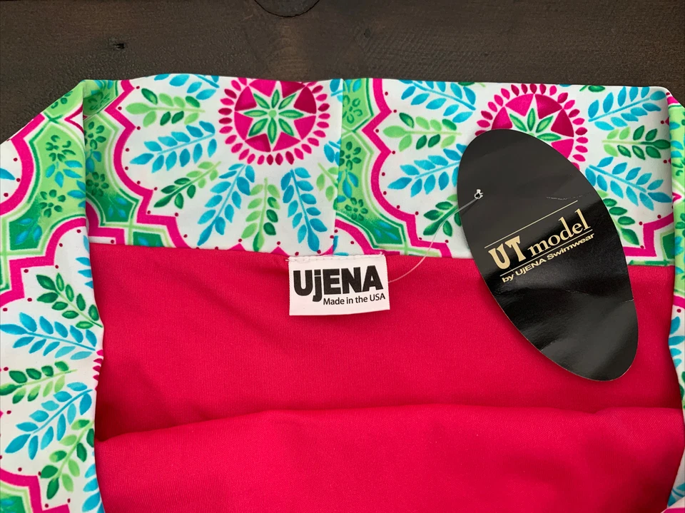 全新 UjENA - 比基尼底部 尺寸 2X 热粉色 绿色 蓝色 白色 全新带标签 (J23) — 第 3/4 张图片