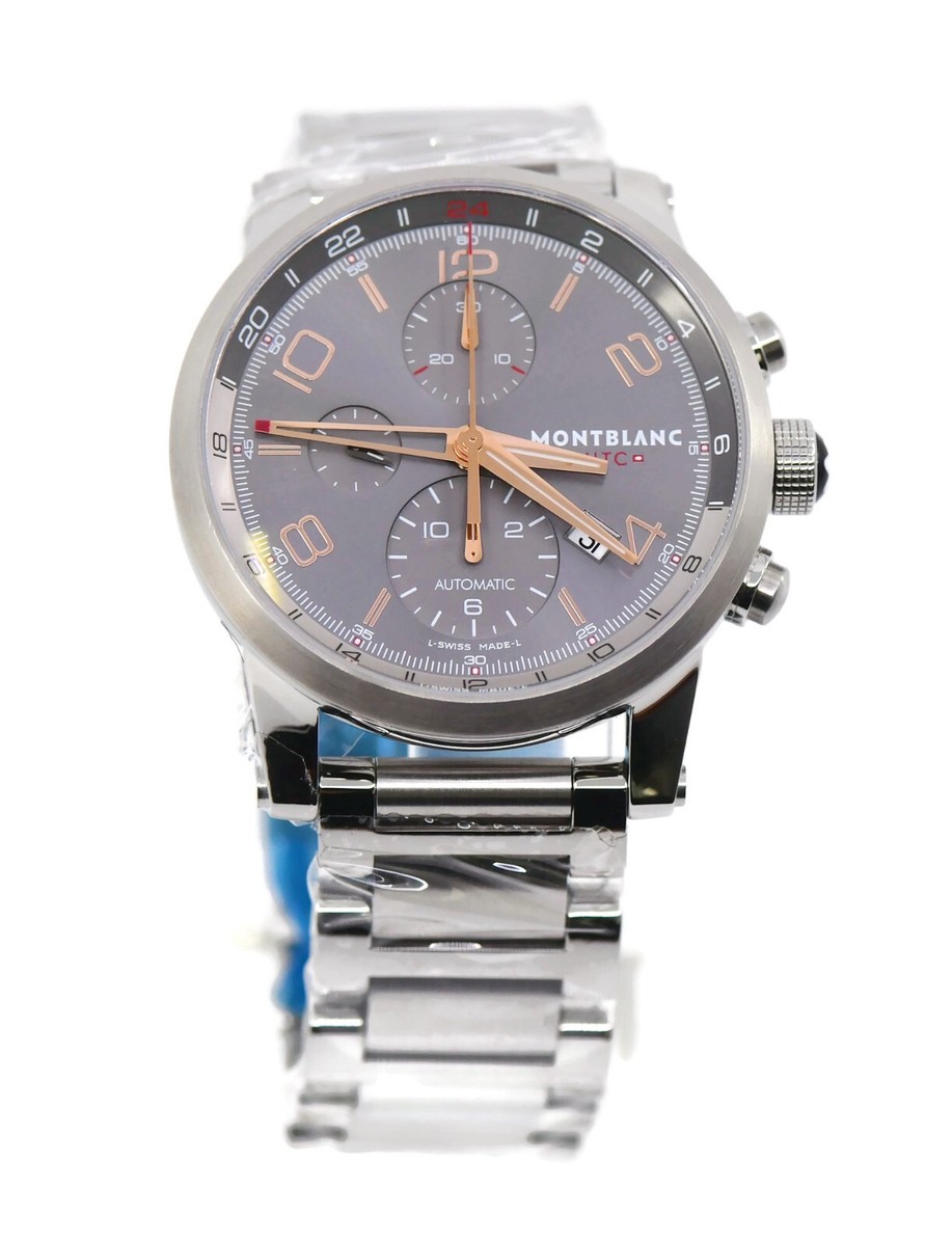 Buy Montblanc Timewalker GMT Chronograph Stainless Steel Watch 107303