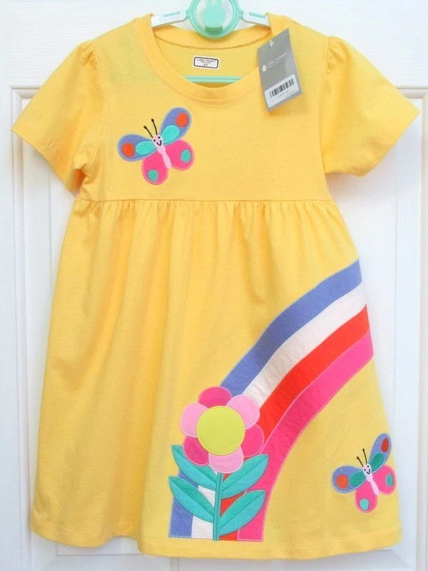 Vestido Arco Iris Unicornio Para Niña. Traje De Unicornio