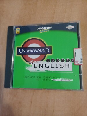 1998 UNDERGROUND - SUBITO ENGLISH - CD ROM - PER WINDOWS 95