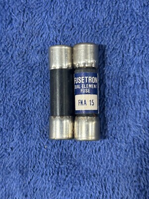 NEW / NOT IN BOX - BUSSMANN FNA15 15AMP DUAL FUSE (LOT OF 3) (F-01)