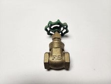 N.O.S. F.S. Non-Rising Stem Gate Valve 1/2" 125 Industrial / Steampunk