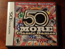 50 More Classic Games Nintendo DS, CASE ONLY / NO GAME / Authentic / USA