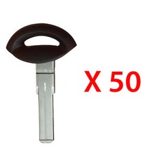 New Uncut Prox Remote Key Blade Blank Insert Replacement For Saab 50 Pack