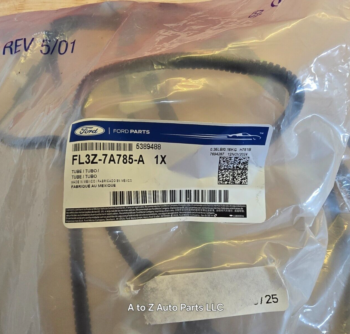 Ford F150 2015-2018 Auto Lock Hub Vacuum Lines Kit - Front Axle Iwe Replacement Tube (Part #XYF0137) - Easy Fix For 4X4 System