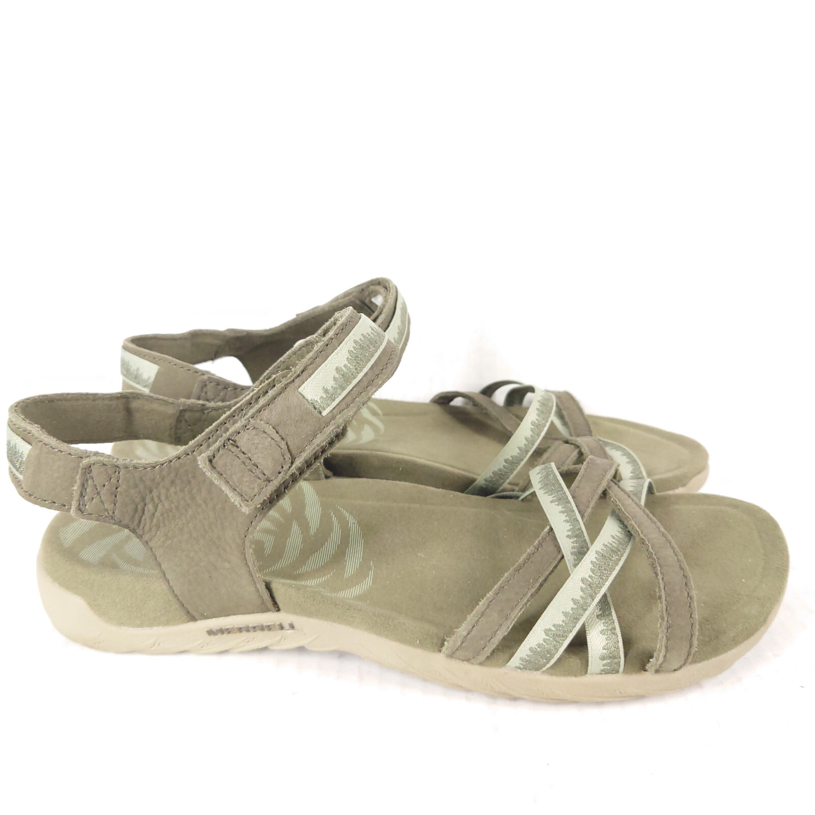 Sandali sportivi attivi Merrell donna taglia 8 EUR 39 Terran Cush Cross verde oliva