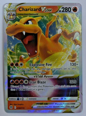 2022 POKEMON BRILLIANT STARS CHARIZARD VSTAR 018/172 | eBay