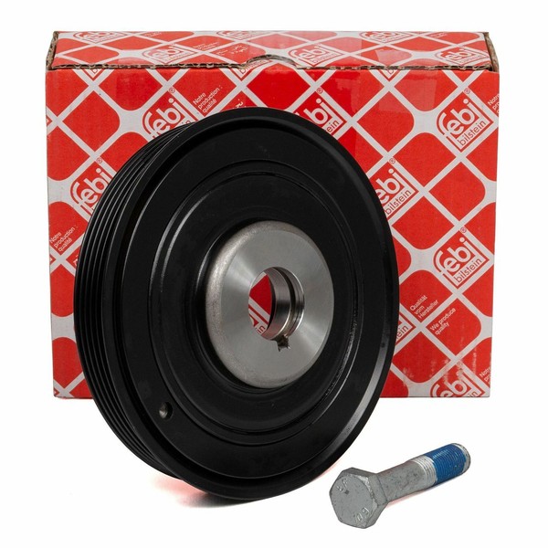 febi Riemenscheibe Kurbelwelle FüR Peugeot Boxer Citroen Jumper 1.9 D 2.0 Hdi-image