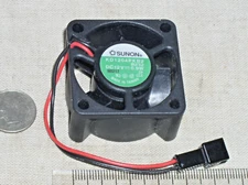 TINY 40*40*20MM SUNON KD1204PKB2 12 V VOLT DC BALL BEARING 2 WIRE FAN BLOWER USA