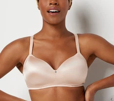 Breezies Smooth Radiance Wirefree T-Shirt Bra-Sunbeige-38D-NEW-A350861