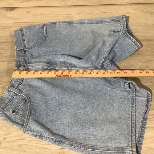 Vintage Gitano Jean Shorts Blue Denim High Rise Waist 30" Mom Y2K Retro 6"Inseam - Picture 7 of 8