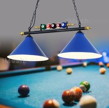 43" 2-Light Hanging Pool Table Lights Fixture Billiard Pendant Lamp Fits E26 US