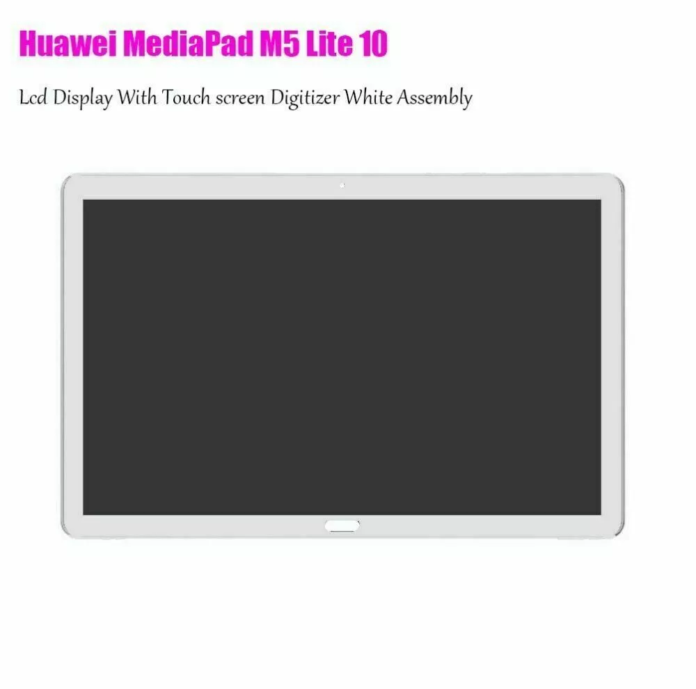 Ecran Complet LCD Et Vitre Tactile Blanc Pour Huawei MediaPad M5 Lite 10,1