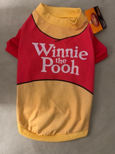 NWT Disney Pet Costume Large WINNIE THE POOH Dog Clothes Shirt