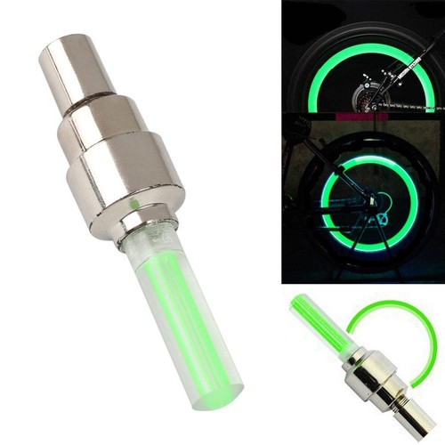 PACK / LOT GLOW NIGHT TUBE LED VALVE BIKE LIGHTS cycling flash tire wheel safety - Picture 21 of 34