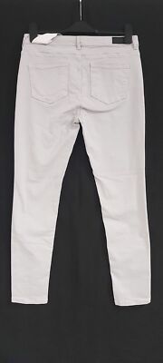 Jigsaw Herrenjeans Garment Dye Richmond GY029 hellgrau UK Größe 30 UVP £89 neu mit Etikett