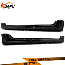 Steel Rocker Panels For 99-07 GMC Sierra Chevy Silverado 1500 2500 Extended Cab