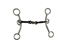New Stainless steel JR COWHORSE SWEET IRON MOUTH BIT w/ 5" Mouth Copper roller
