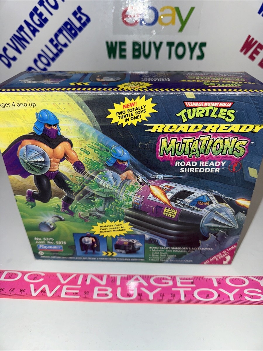 Vintage TMNT Road Ready Shredder Mutations Action Figure Playmates