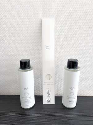 Ipuro Duftöl Raumduft Lufterfrischer Santal Blanc 2x 240 ml Flasche + 5 Sticks