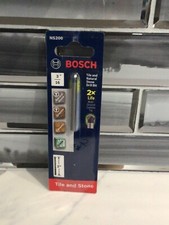 New BOSCH NS200 TILE AND NATURAL STONE DRILL BIT 3/16" DIA 2" LONG Sealed (G16-8