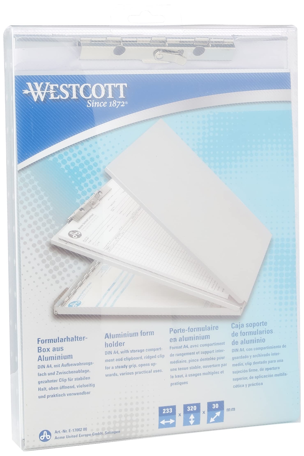 WESTCOTT `Formularhalter-Box, Oben Offen` ACC NUOVO