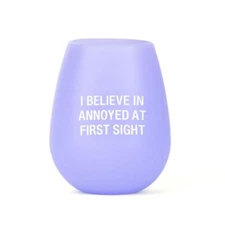 About Face Designs Annoyed Silicone Wine Glass