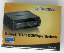 TRENDnet Fast Ethernet Switch TE100-S5 10/100 Mbps 5-Port LAN Network -  Sealed
